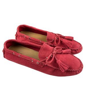 Coach Nadia Women’s Loafers Moccasins Flats Size 10B Suede Leather Driving Shoes